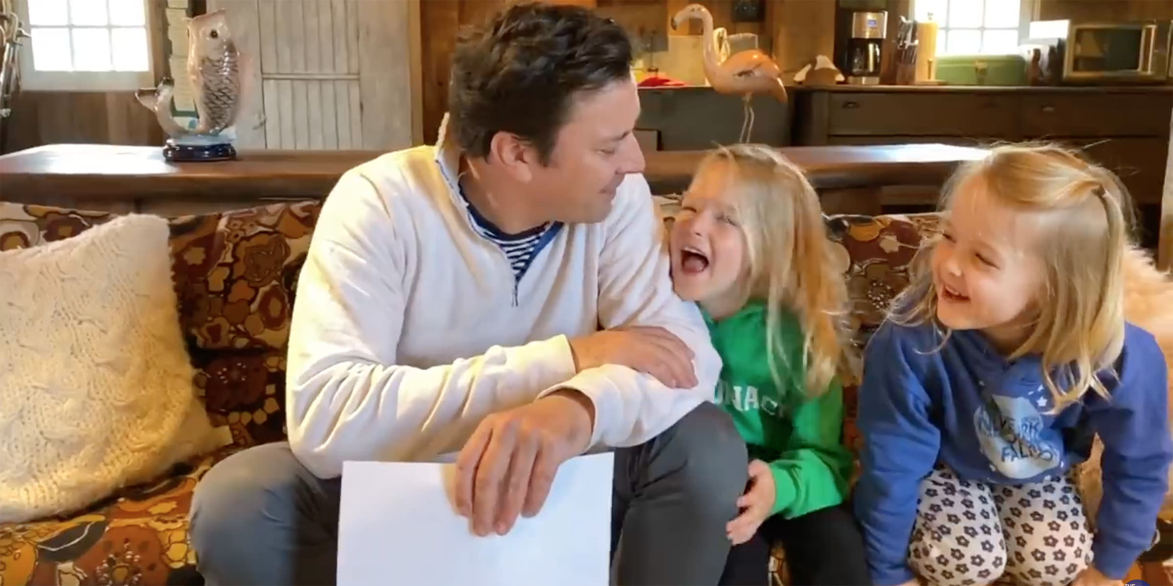 Jimmy Fallon And His Wife Explain Why Theyre Featuring Daughters On Tonight Show 8232