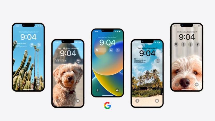 Google iOS 16 widgets