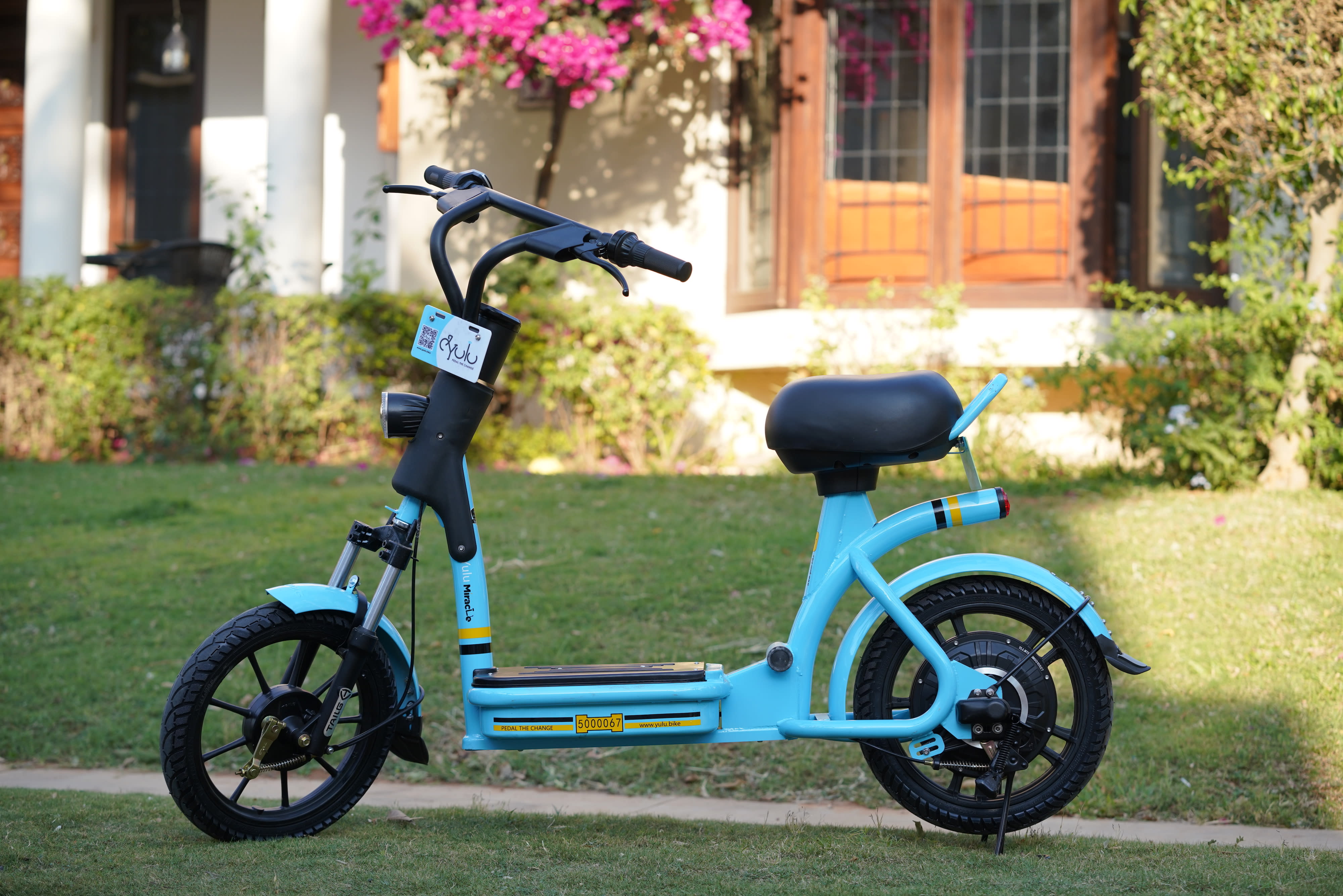 India's electric bike rental startup 