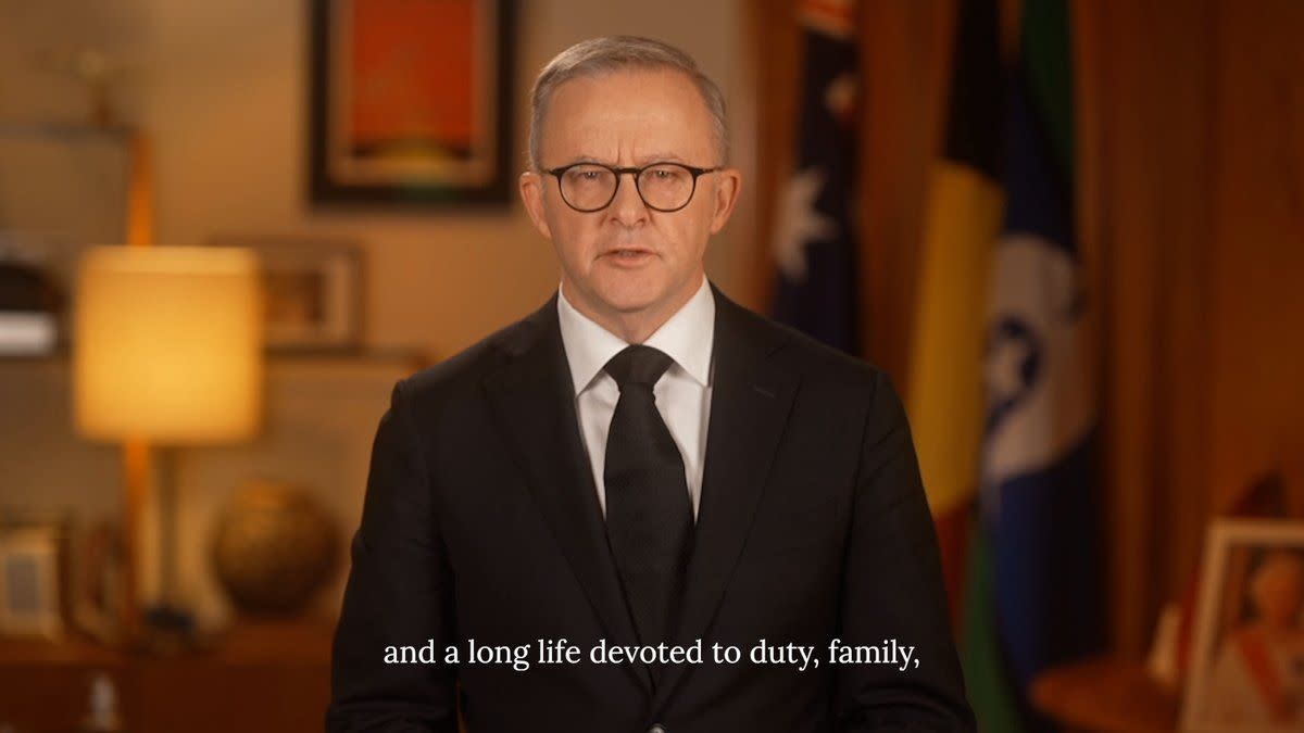 Le Premier ministre australien rend hommage à la reine Elizabeth II
