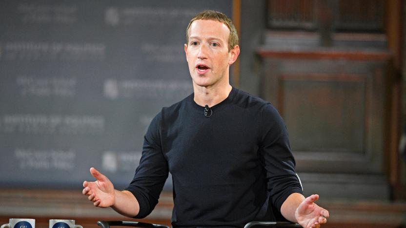 FILE - Mark Zuckerberg speaks at Georgetown University, on Oct. 17, 2019, in Washington. Meta CEO Mark Zuckerberg will kick off the tech giant’s Connect developer conference on Wednesday, Sept. 27, 2023, with a focus on virtual and augmented reality and artificial intelligence.