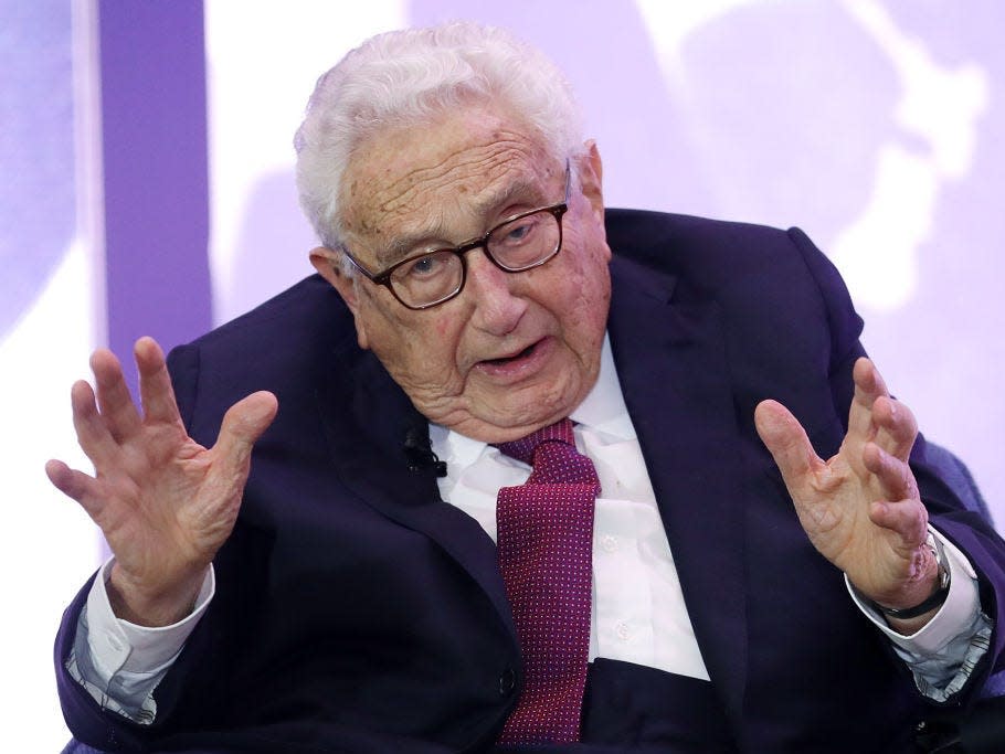Kissinger says Ukraine must give up land to Russia, warns West not to seek to hu..