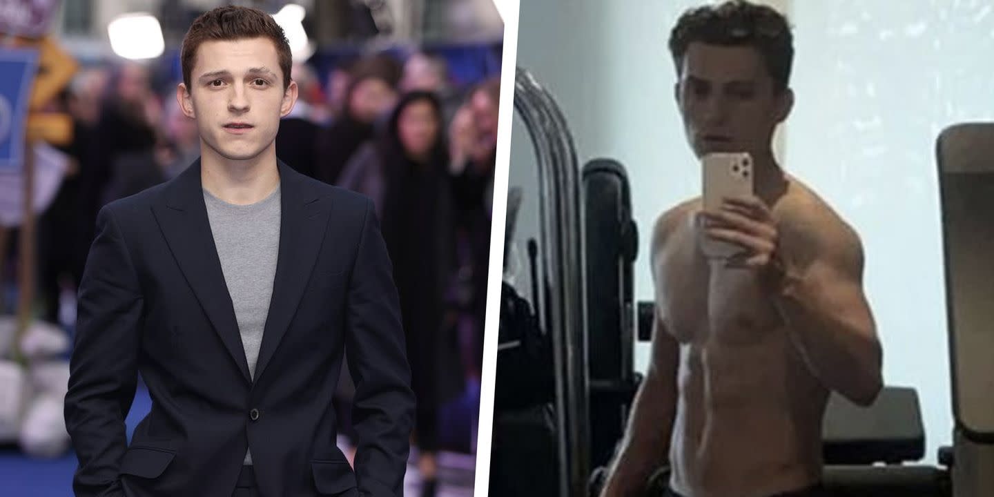 Tom Holland Shows off His Body Transformation for Uncharted Movie