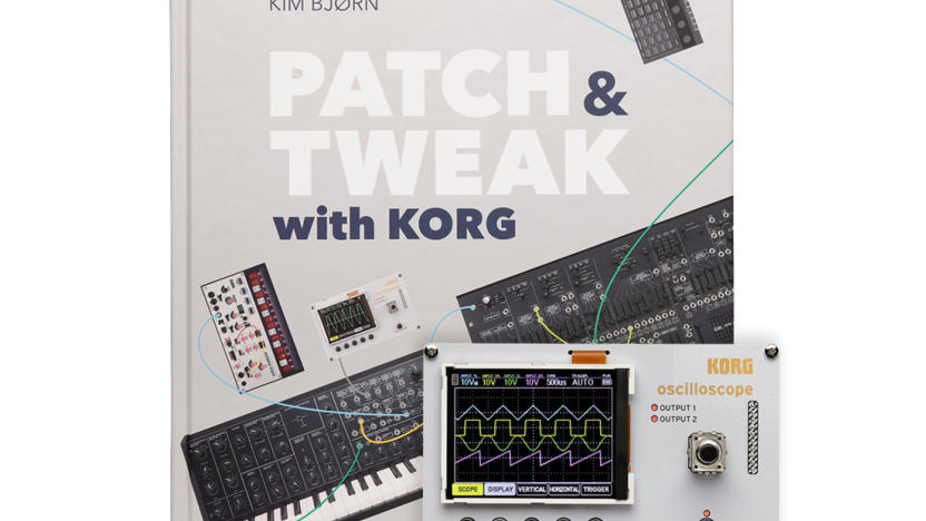 Korg NTS-2 oscilloscope kit with 'Patch & Tweak' book
