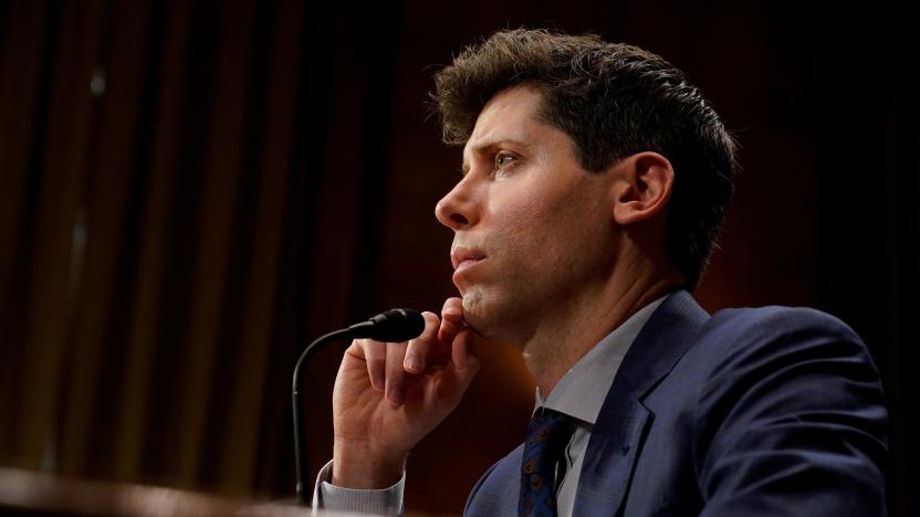 OpenAI CEO Sam Altman testifies before a Senate Judiciary Privacy, Technology & the Law Subcommittee hearing titled 'Oversight of A.I.: Rules for Artificial Intelligence' on Capitol Hill in Washington, U.S., May 16, 2023. REUTERS/Elizabeth Frantz