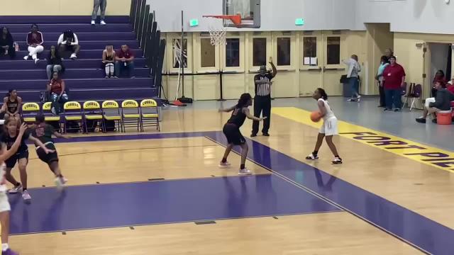 Cienna Thigpen banks game-winning shot for district championship against Palm Beach Lakes