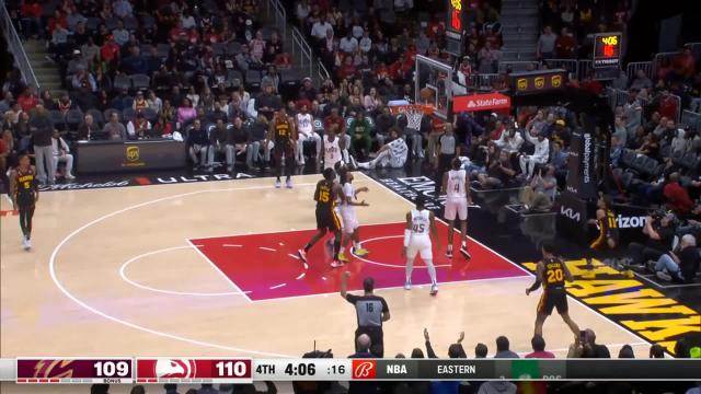 Trae Young with an and one vs the Cleveland Cavaliers