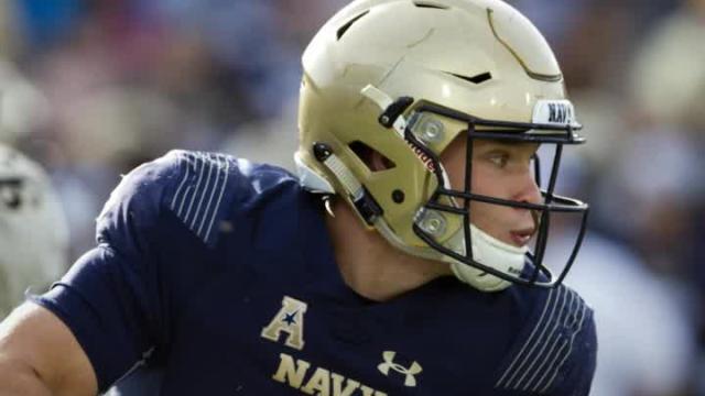 After 1,400-yard, 19 TD season, Navy QB Zach Abey switching positions