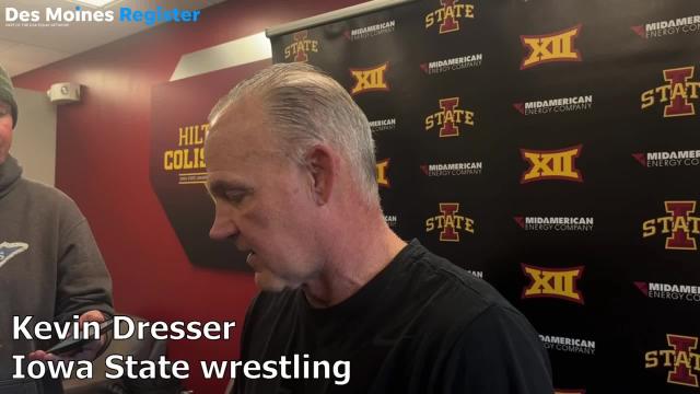 Iowa State wrestling coach Kevin Dresser is ready for Sunday's dual against #2 Iowa