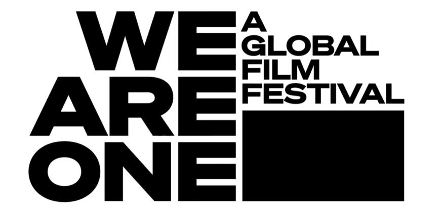 The logo of We Are One, an international film festival coming to YouTube.
