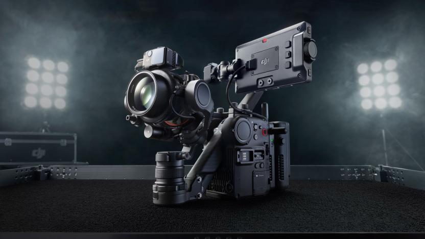 DJI's Ronin 4D cinema camera has a built-in gimbal and LiDAR focus system