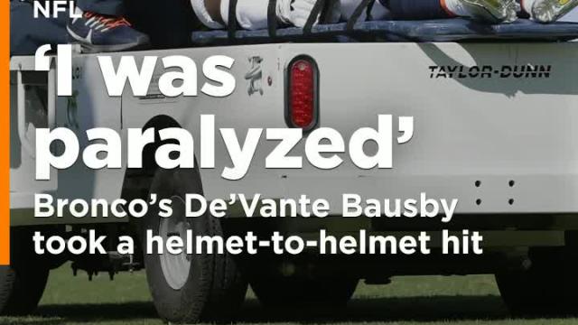 De'Vante Bausby paralyzed for 30 minutes on Sunday