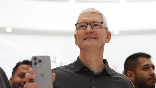 Tim Cook talks up Apple's AI plans after earnings beat