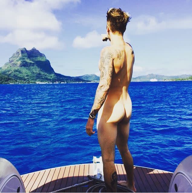 Cette photo de Justin Bieber nu va casser Internet.