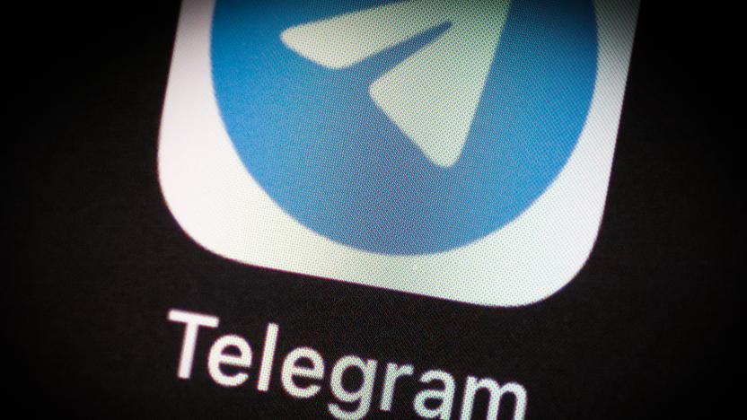 The Telegram encrypted messaging application icon is seen on an iPhone home screen in Warsaw, Poland on March 3, 2021. (Photo by Jaap Arriens/NurPhoto via Getty Images)