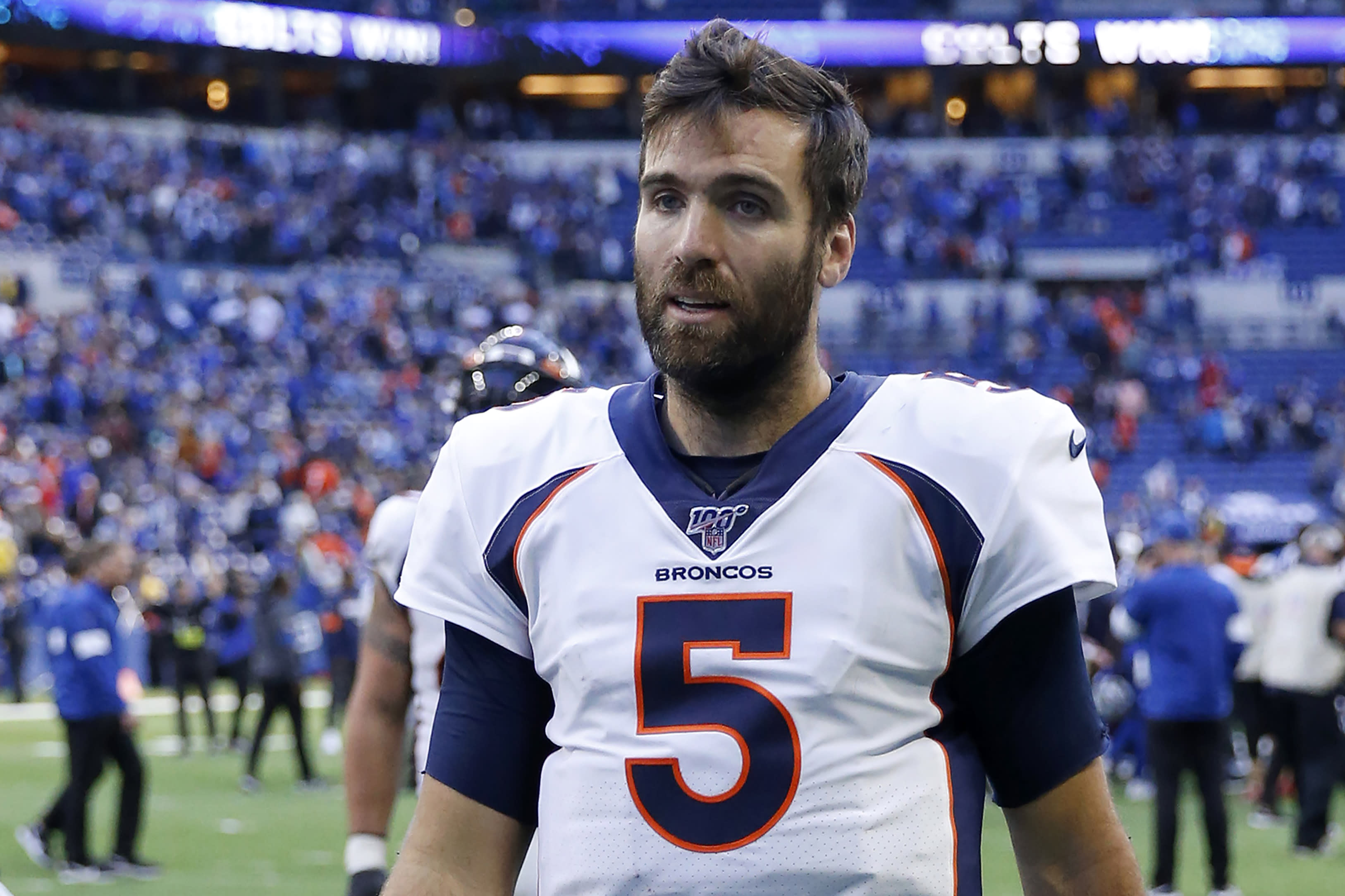 Broncos officially place Joe Flacco 