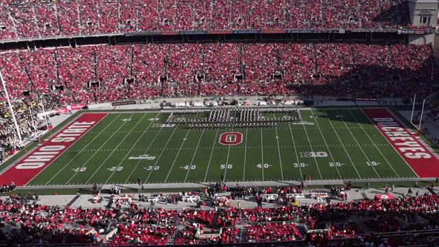 Ohio State Marching Band Halftime Show during Michigan game