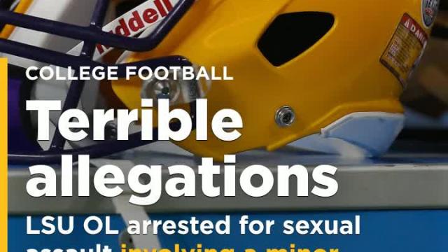 Report: Suspended LSU OL Ed Ingram was arrested for alleged sexual assault involving minor