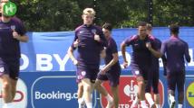 Harry Kane training ahead of Slovenia clash