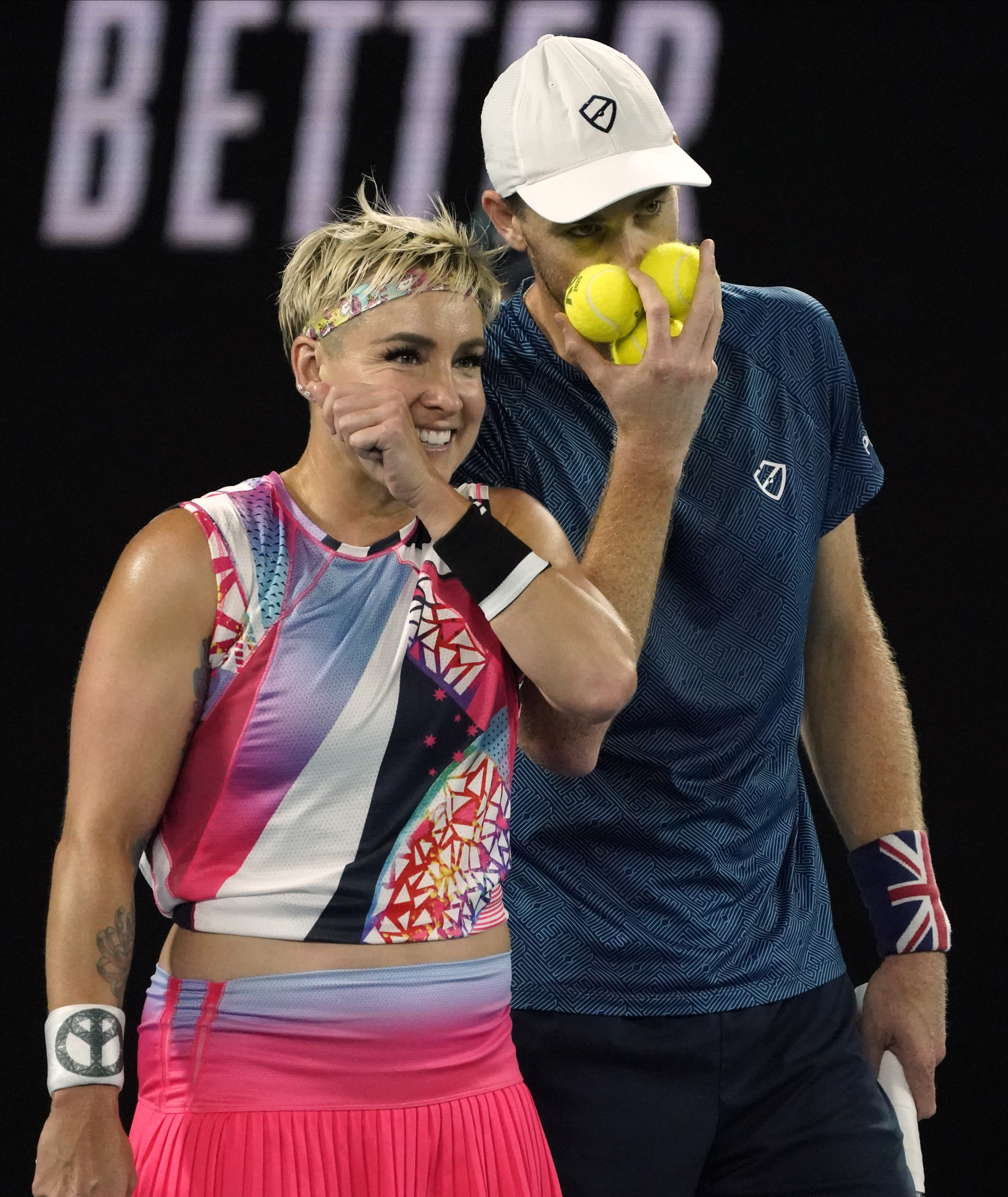 The Latest: Krejcikova-Mektic win Australian mixed title