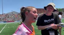 Solon's Aly Stahle on state title win in the Class 3A 100-meter hurdles