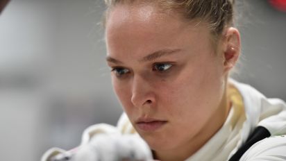 Getty Images - LAS VEGAS, NV - DECEMBER 30:  Ronda Rousey has her hands wrapped backstage during the UFC 207 event at T-Mobile Arena on December 30, 2016 in Las Vegas, Nevada.  (Photo by Brandon Magnus/Zuffa LLC/Zuffa LLC via Getty Images)