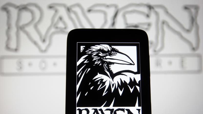 UKRAINE - 2022/01/26: In this photo illustration, a Raven Software Corporation logo of a video game developer is seen on a smartphone and a computer screen. (Photo Illustration by Pavlo Gonchar/SOPA Images/LightRocket via Getty Images)