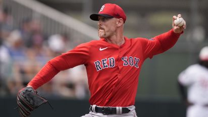 Associated Press - Boston Red Sox pitcher Cam Booser throws in the fourth inning of a spring training baseball game against the Minnesota Twins in Fort Myers, Fla., Wednesday, March 6, 2024. (AP Photo/Gerald Herbert)