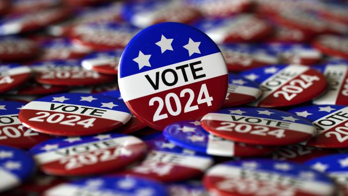 2024 President Election get out and vote pins.