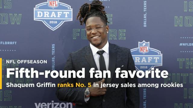 Fifth-round pick Shaquem Griffin's jersey ranks 5th in sales among rookies
