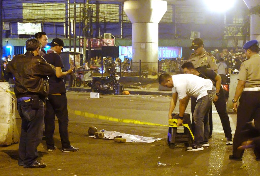 Jakarta suicide bombing kills three police  officers
