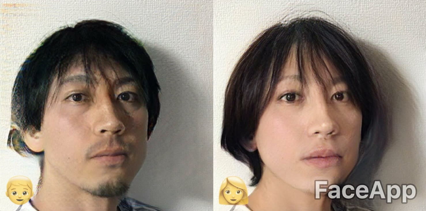 美女になれると話題のカメラアプリ Faceapp アラフォー男子が試すと悲惨な結果に 世永玲生 Engadget 日本版