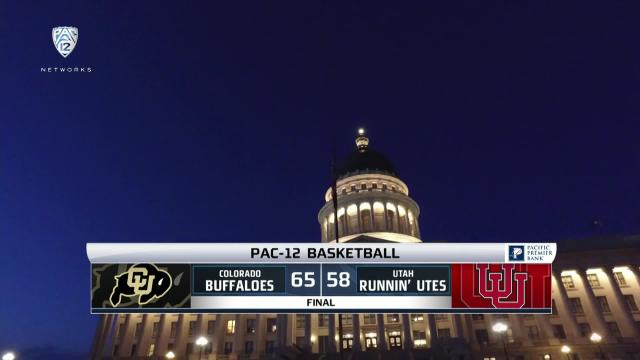 Recap: Colorado men's basketball wins for the first time in Salt Lake City since 2012, defeats Utah 65-58