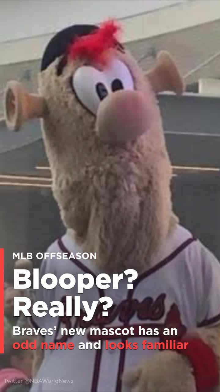 The new Braves mascot has an odd name and looks kinda familiar