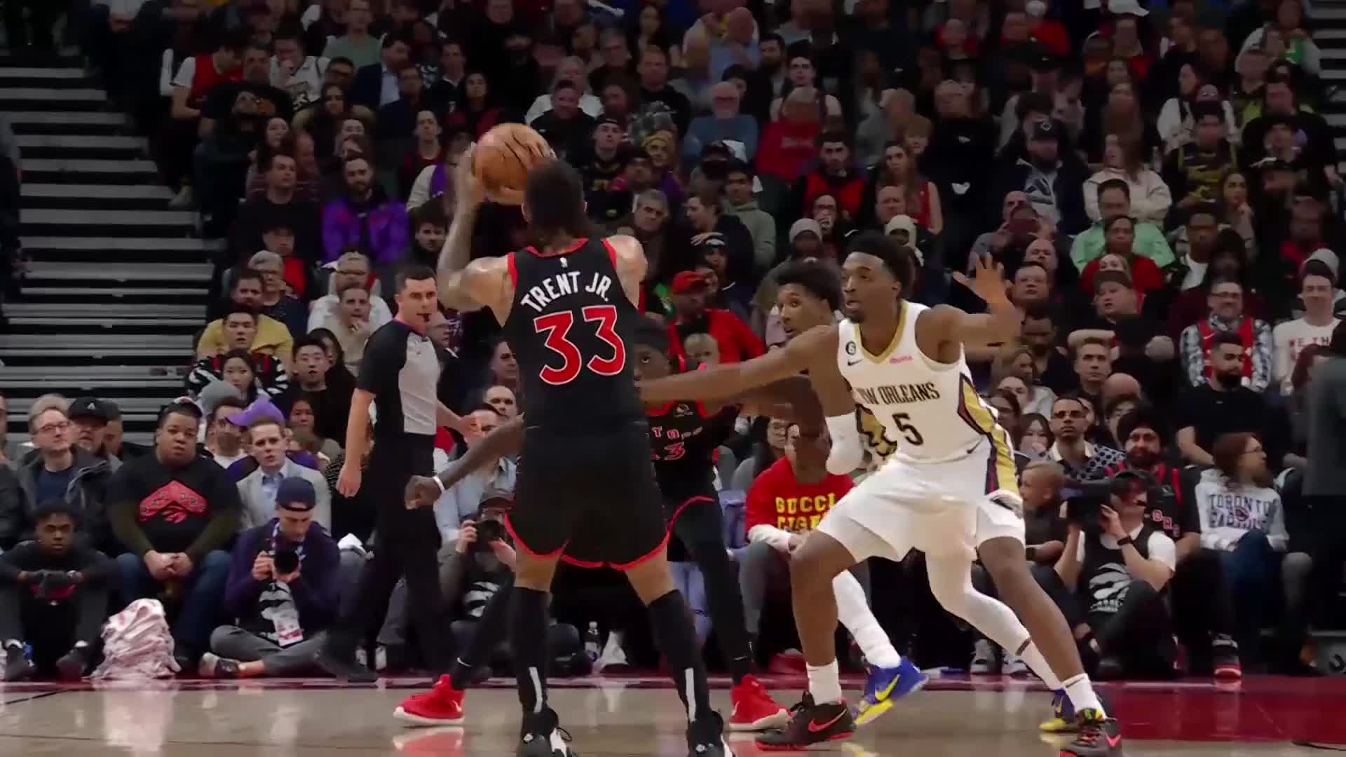 Josh Richardson with an and one vs the Toronto Raptors