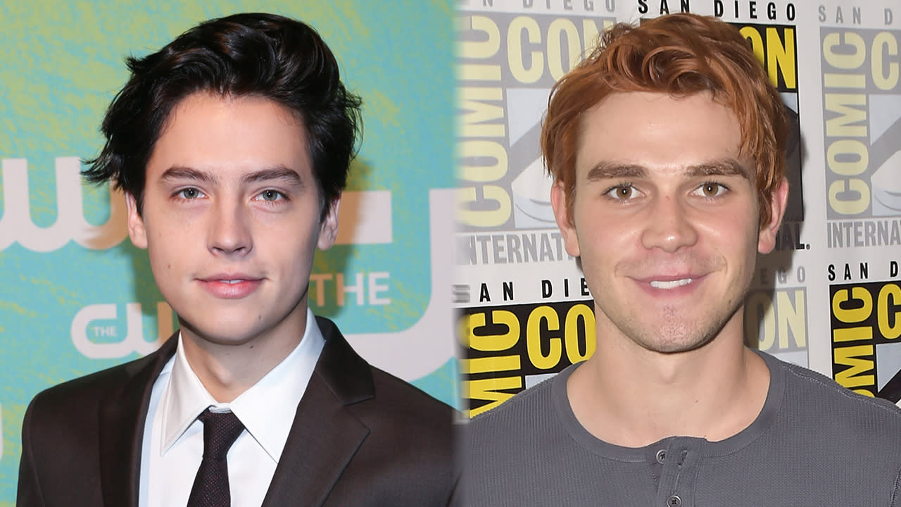 Cole Sprouse And Kj Apa Show Off Bromance During Riverdale