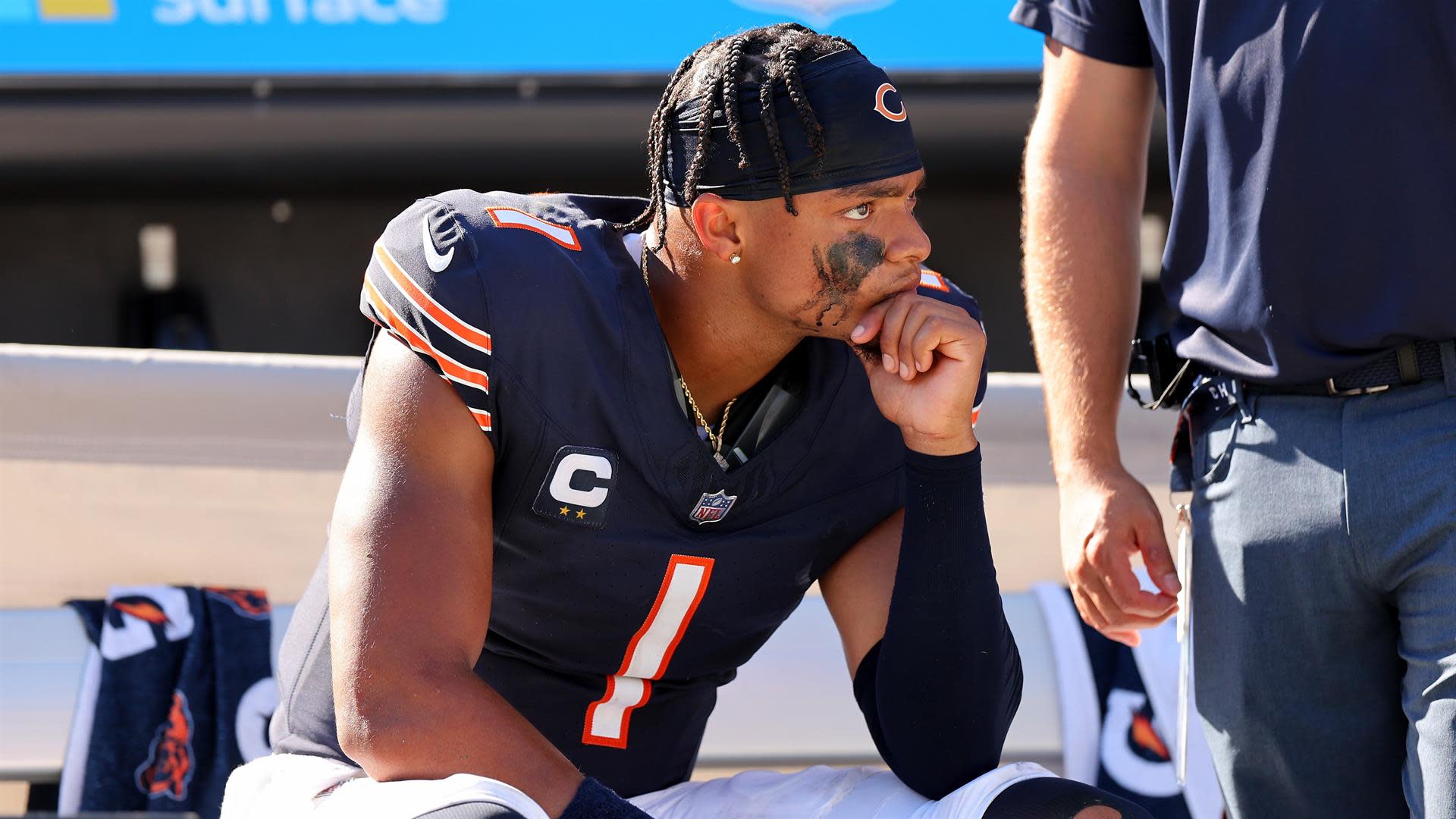 Bears, coach Matt Eberflus can't get on the same page about why Chase  Claypool wasn't at Sunday's game