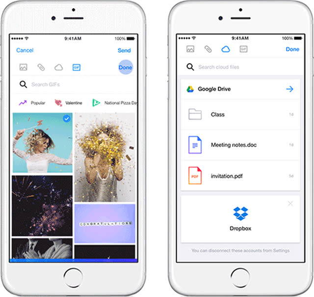 Drop Google Drive files and GIFs into your Yahoo emails