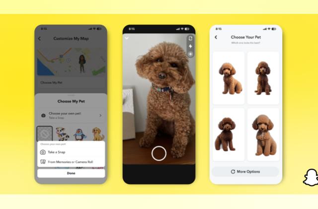 Snapchat's latest paid perk lets you make a custom Bitmoji for your pet