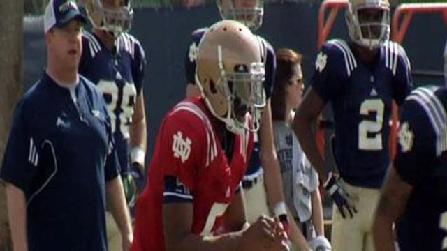 Raw: Notre Dame Practices for BCS Championship