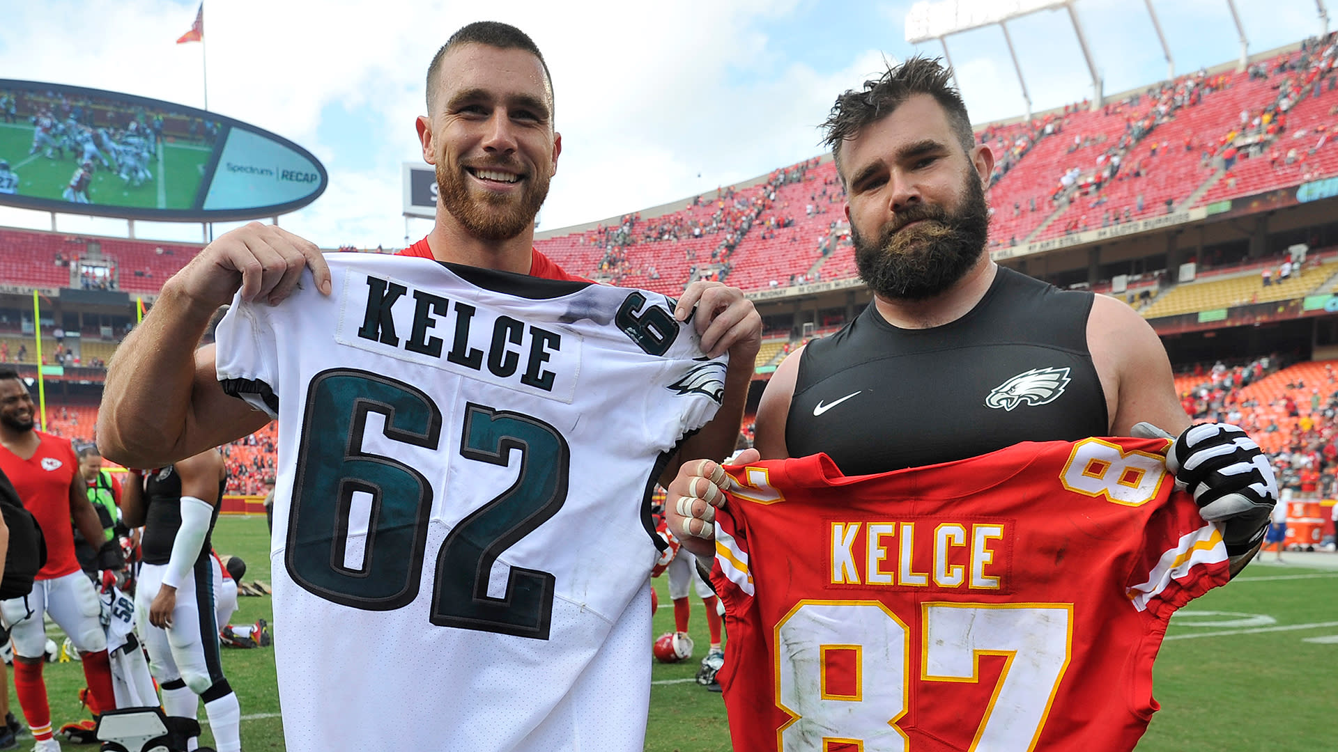 Travis Kelce on going home, beating brother Jason [Video]