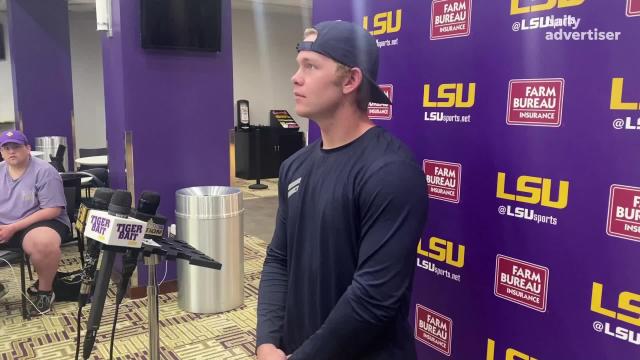 LSU baseball catcher Brady Neal on how he deals with catching different types of pitchers