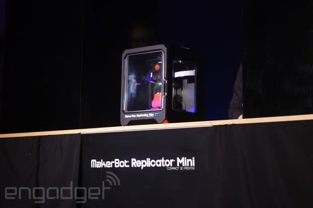 MakerBot announces Replicator Mini 3D printer: one-touch printing for $1,375