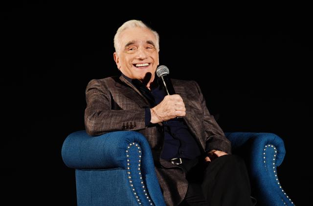 HOLLYWOOD, CALIFORNIA - NOVEMBER 15: Martin Scorsese speaks onstage during 2019 AFI Fest: The Irishman at TCL Chinese Theatre on November 15, 2019 in Hollywood, California. (Photo by Michael Kovac/Getty Images for Netflix)