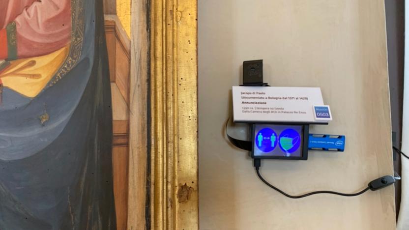 An Italian museum added cameras next to art works to gauge viewer activities.