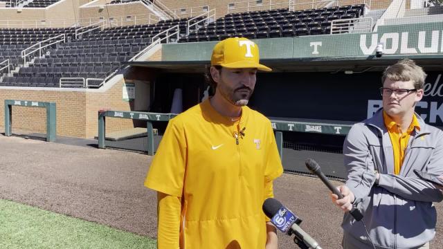 Tony Vitello on Quentin Eberhardt's return as Tennessee baseball strength coach