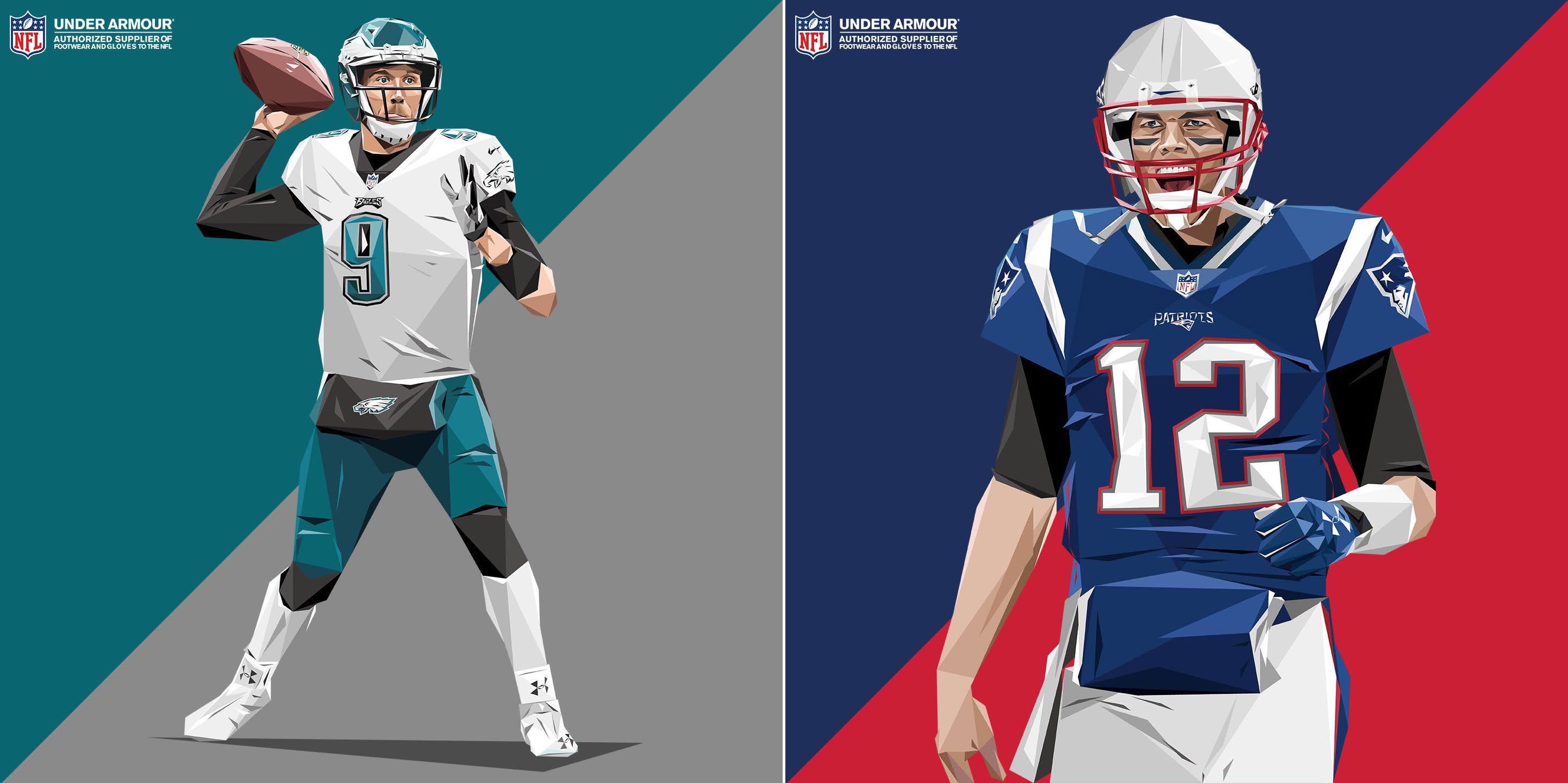 Brady, Foles are both Under Armour sponsored