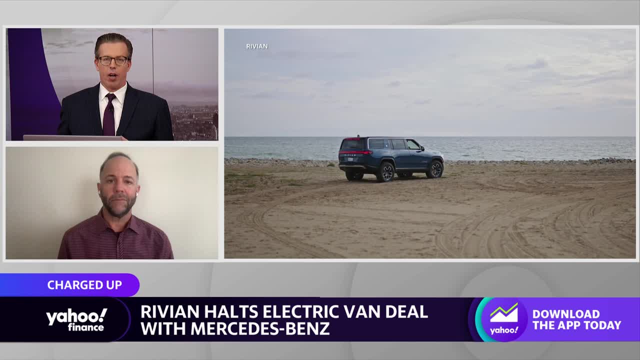 Rivian stock drops after pausing Mercedes electric van deal