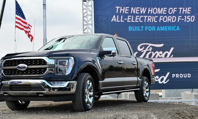 DEARBORN, MI. Sept. 17, 2020 Ford announces an even deeper commitment to American manufacturing, celebrating the production start of the all-new F-150 at the historic Rouge Complex and unveiling the all-new Rouge Electric Vehicle Center where it will build the all-electric F-150 by mid-2022. Ford begins production of all-new Ford F-150 pickup, on sale at dealers starting in November. Fordâs $700 million investment in the historic Rouge Complex includes a new high-tech manufacturing home for its all-electric F-150 due out in mid-2022. New study by Boston Consulting Group finds the best-selling F-Series pickup contributes approximately 500,000 jobs to the U.S. economy. Photo by: Sam VarnHagen.