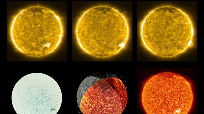 Solar Orbiter's first Sun images